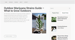 Desktop Screenshot of learngrowingmarijuana.com