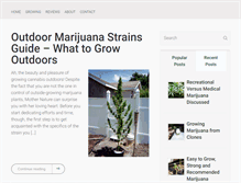 Tablet Screenshot of learngrowingmarijuana.com